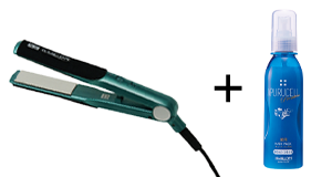 MGプラチナ輝髪アイロン + アプルセルプレミアム 薬用ヘアパック