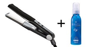 MGプラチナ輝髪アイロン + アプルセルプレミアム 薬用ヘアパック