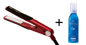 MGプラチナ輝髪アイロン + アプルセルプレミアム 薬用ヘアパック