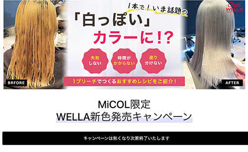 新色キャンペーン